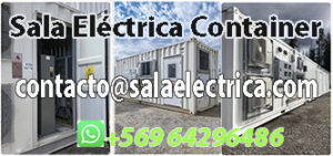 sala eléctrica container